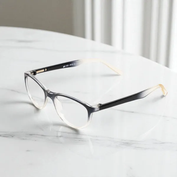 Black_&_White_Cat_Eye_Shape_Tr_Full_Rim_Frames_For_Girls_Lightweight_Eyeframes_And_Eyewear_For_Unisex_|_Blue_Ray_Zero_Power