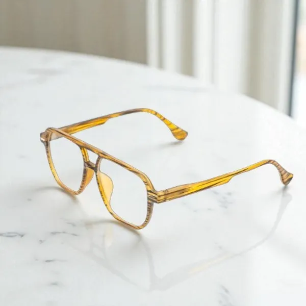 Brown_&_Yellow_Tr_Full_Rim_Glossy_Finished_Transparent_Eye_Frames_For_Unisex_|_Blue_Ray_Zero_Power