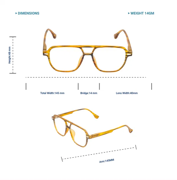 Brown_&_Yellow_Tr_Full_Rim_Glossy_Finished_Transparent_Eye_Frames_For_Unisex_|_Blue_Ray_Zero_Power