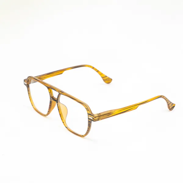 Brown_&_Yellow_Tr_Full_Rim_Glossy_Finished_Transparent_Eye_Frames_For_Unisex_|_Blue_Ray_Zero_Power