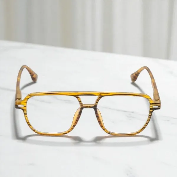 Brown_&_Yellow_Tr_Full_Rim_Glossy_Finished_Transparent_Eye_Frames_For_Unisex_|_Blue_Ray_Zero_Power