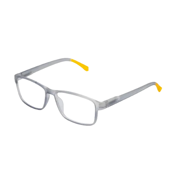 Gray_&_Transparent_&_Yellow_Recatngle_Shape_Tr_Full_Rim_Frames_Lightweight_Eyeframes_And_Eyewear_For_Unisex_|_Blue_Ray_Zero_Power