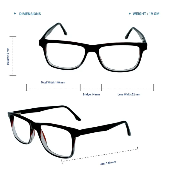 Dark_Brown_&_White_Square_Shaped_Premium_Acetate_Full_Rim_Lightweight_Premium_Eye_Frames_For_Unisex_|_Blue_Ray_Zero_Power