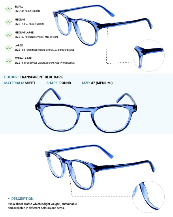Transparent_Dark_Blue_Round_Shaped_Premium_Acetate_Full_Rim_Lightweight_Premium_Eye_Frames_For_Unisex_|_Blue_Ray_Zero_Power