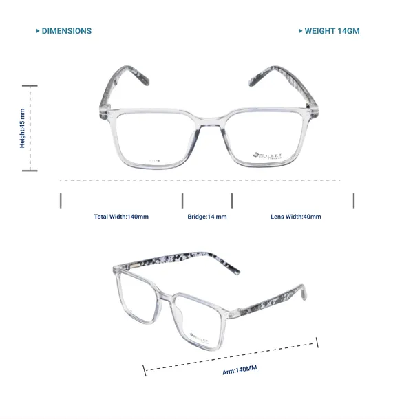 Gray_&_Black_Tr_Full_Rim_Mat_Finish_Eye_Frames_For_Unisex_|_Blue_Ray_Zero_Power