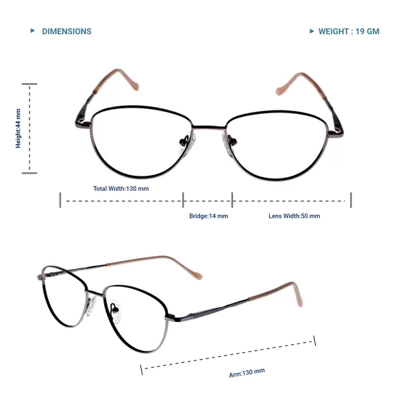 Pink_Premium_Metal_Frames_For_Unisex_|_Blue_Ray_Zero_Power