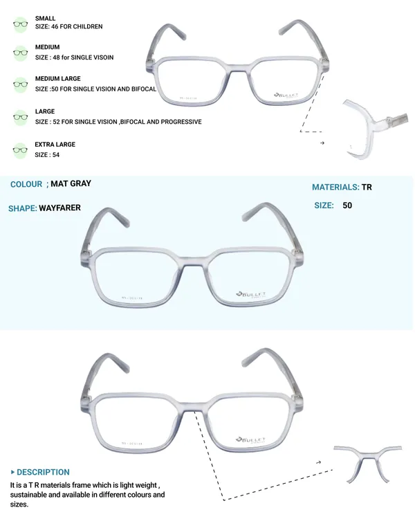 Gray_Tr_Full_Rim_Glossy_Finished_Double_Eye_Frames_For_Unisex_|_Blue_Ray_Zero_Power