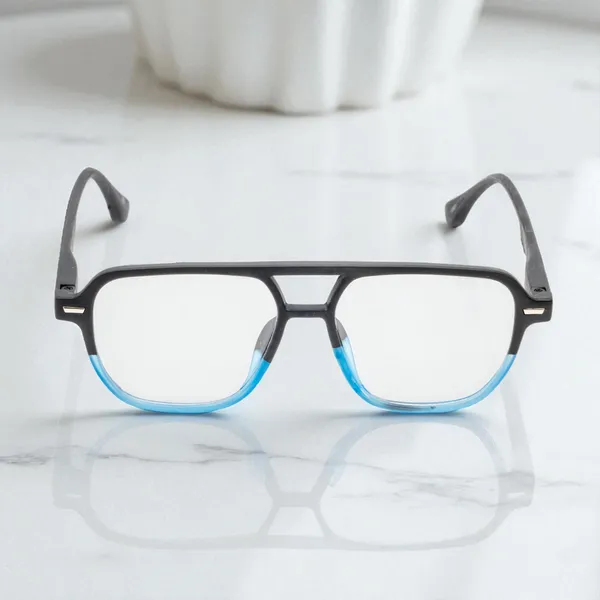 Black_&_Blue_Tr_Full_Rim_Mat_Finish_Leopard_Print_Eye_Frames_For_Unisex_|_Blue_Ray_Zero_Power