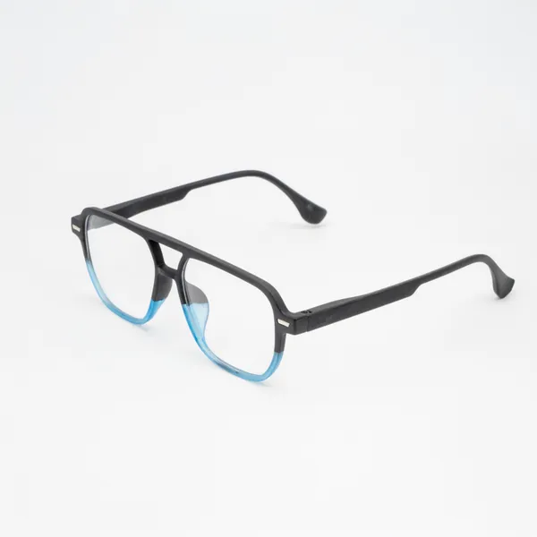 Black_&_Blue_Tr_Full_Rim_Mat_Finish_Leopard_Print_Eye_Frames_For_Unisex_|_Blue_Ray_Zero_Power
