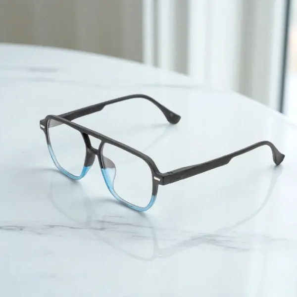 Black_&_Blue_Tr_Full_Rim_Mat_Finish_Leopard_Print_Eye_Frames_For_Unisex_|_Blue_Ray_Zero_Power