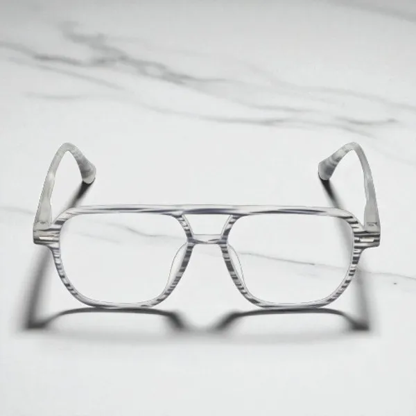 White_Tr_Full_Rim_Mat_Finish_Leopard_Print_Eye_Frames_For_Unisex_|_Blue_Ray_Zero_Power