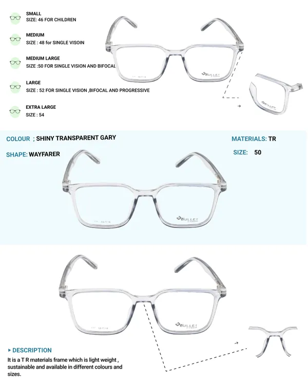 Transparent_&_Gray_Tr_Full_Rim_Glossy_Finished_Leopard_Print_Eye_Frames_For_Unisex_|_Blue_Ray_Zero_Power