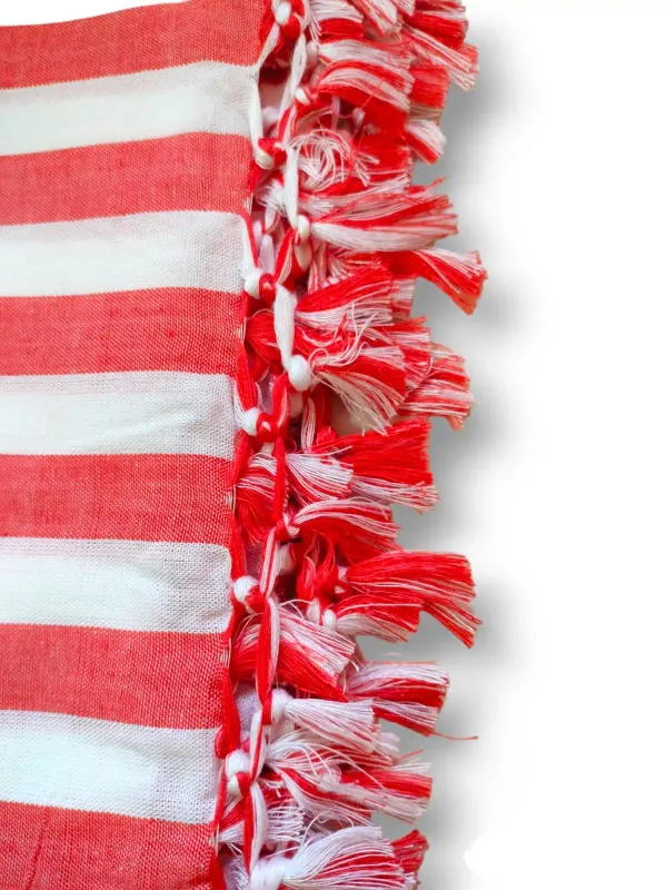 Best_Quality_Red_Strip_Organic_Cotton_Silky_Soft_Bhagalpuri_Dull_Chadar