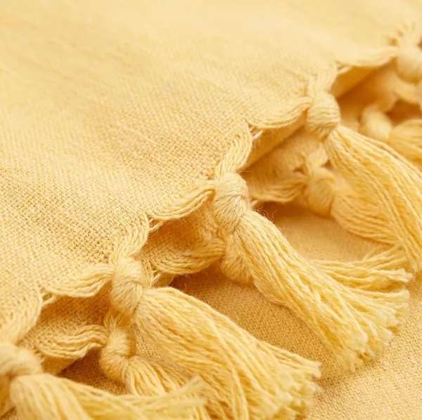 Yellow_Silk__Solid_Comfortable_Bhagalpuri_Dull_Shawl_Chadar_Travel_Purpose