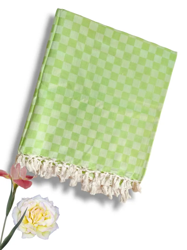 Pack_Of_2_Top_Quality_Sky_Blue_&_Green_3D_Bhagalpuri_Dull_Chadar_All_Seasons