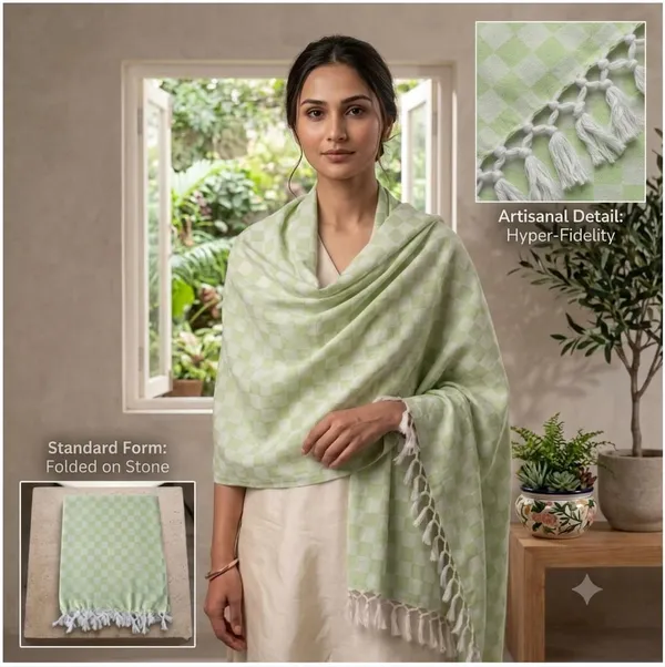 Pack_Of_2_Top_Quality_Sky_Blue_&_Green_3D_Bhagalpuri_Dull_Chadar_All_Seasons