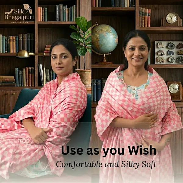 Premium_Bhagalpuri_Dull_Chadar_Extra_Soft_Peach_Colour_3D_Design