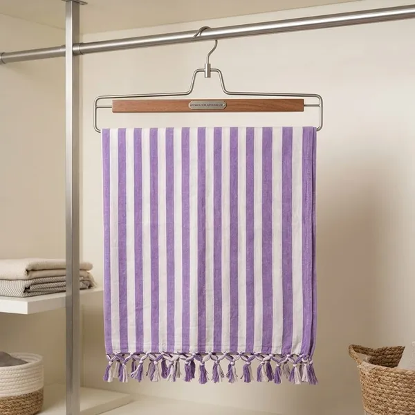 Purple__Bhagalpuri_Chadar_Cotton_Single_Striped_Printed_Flat_Bedsheet_Andi_Chaadar