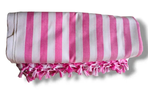 Pink_Strip_Soft_Bhagalpuri_Chadar