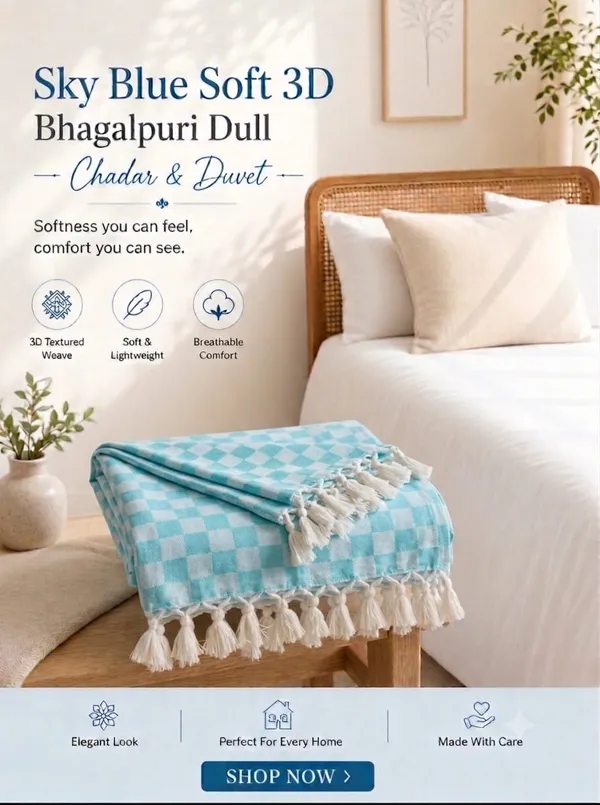 Sky_Blue_Soft_3_D_Bhagalpuri_Dull_Chadar_&_Duvet