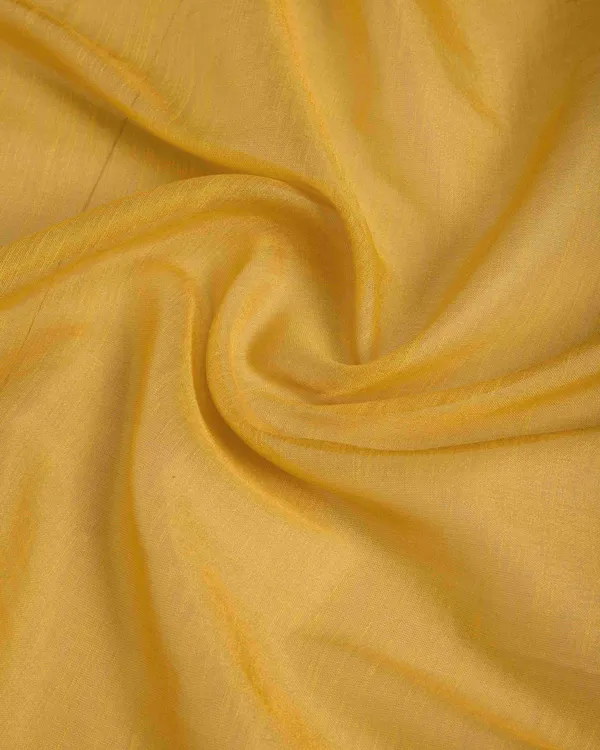Yellow_Linen_Saree_For_Women_&_Girls