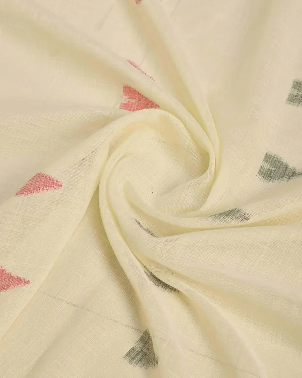 Cream_Organza_Saree_For_Women_&_Girls
