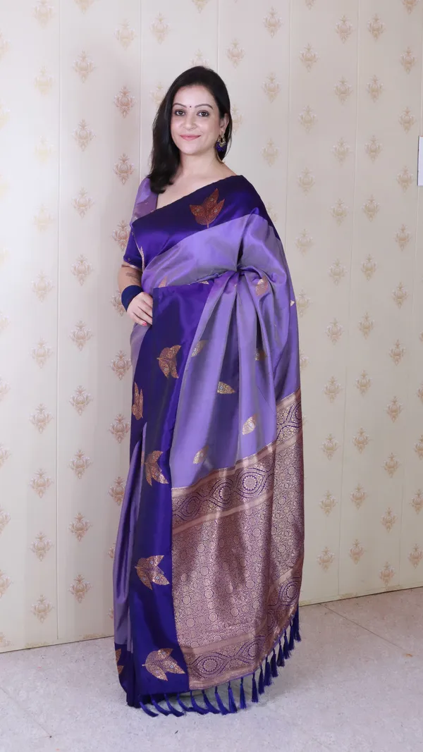 Violet_Soft_Silk_With_Zig_Zag_Motifs_Saree_With_Blouse_Piece_For_Women_&_Girl