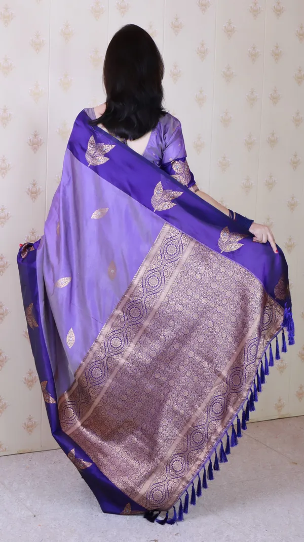 Violet_Soft_Silk_With_Zig_Zag_Motifs_Saree_With_Blouse_Piece_For_Women_&_Girl