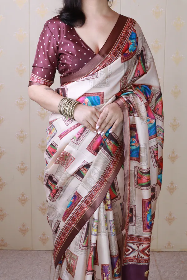 Maroon_Katki_Silk_With_Floral_Prints_Saree_With_Blouse_Piece_For_Women_&_Girl