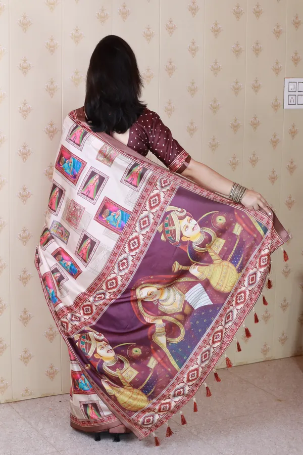 Maroon_Katki_Silk_With_Floral_Prints_Saree_With_Blouse_Piece_For_Women_&_Girl