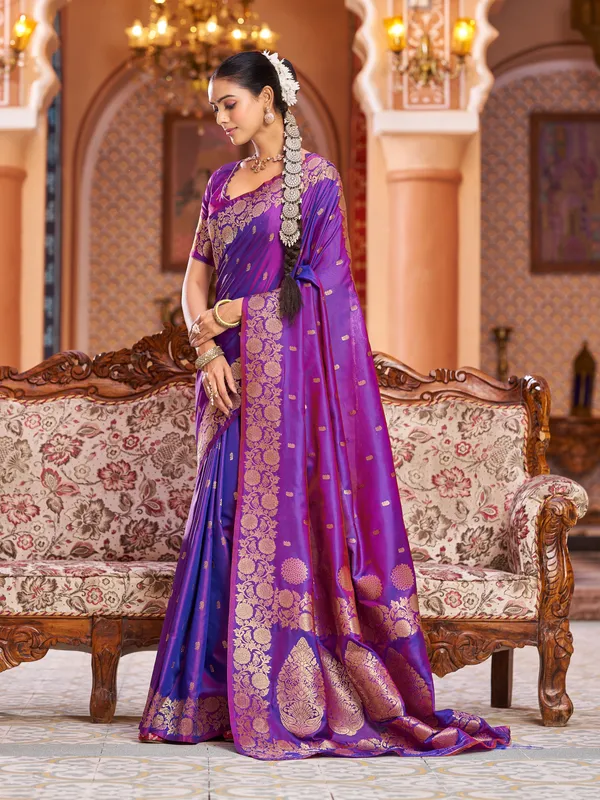 Violet_Soft_Silk_For_Women_&_Girls