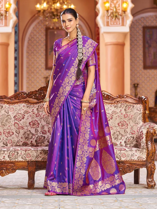 Violet_Soft_Silk_For_Women_&_Girls