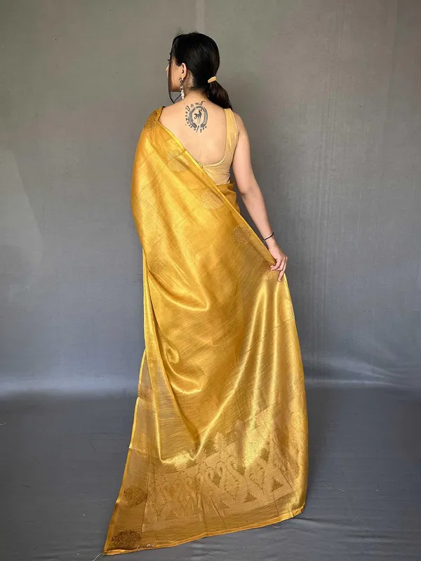 Yellow_Silk_For_Women_&_Girls