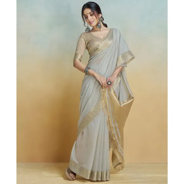 Grey_Silk_For_Women_&_Girls