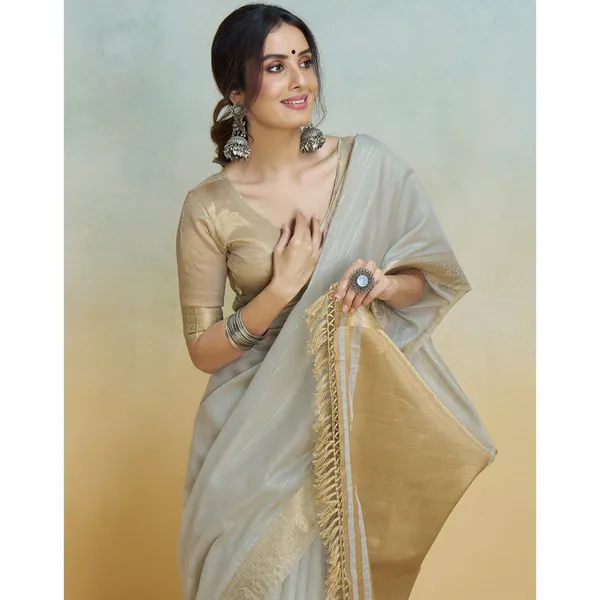 Grey_Silk_For_Women_&_Girls