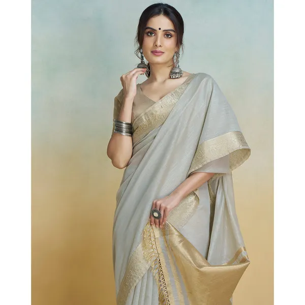 Grey_Silk_For_Women_&_Girls