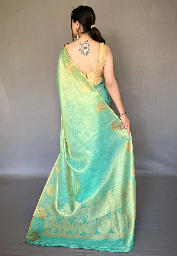 Sky_Blue_Silk_For_Women_&_Girls