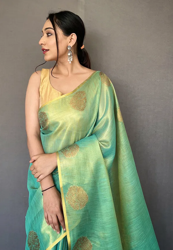 Sky_Blue_Silk_For_Women_&_Girls