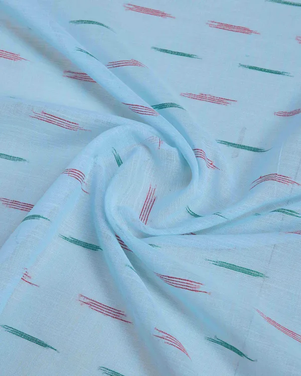 Sky_Blue_Organza_Saree_For_Women_&_Girls