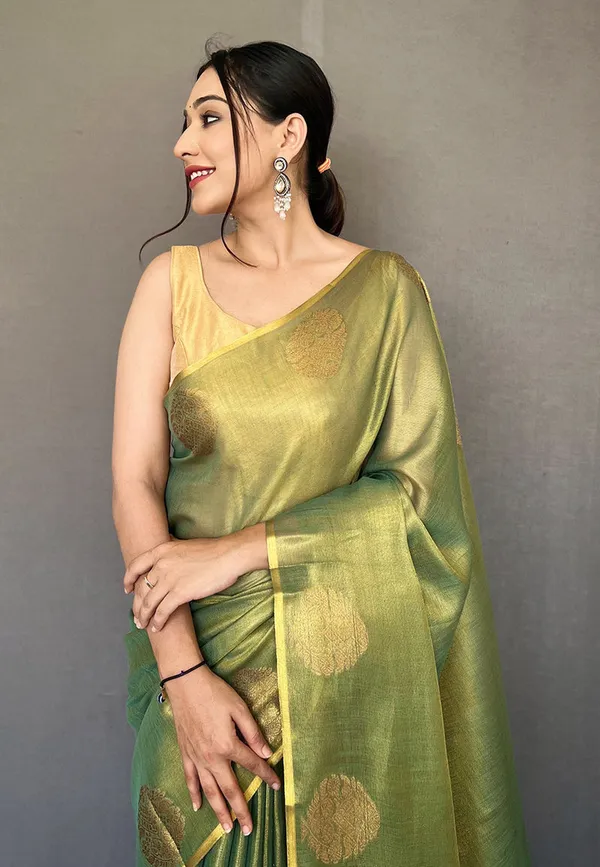 Green_Silk_For_Women_&_Girls