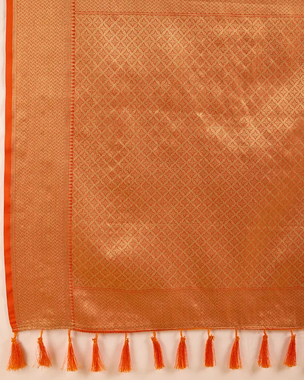 Yellow_Patola_Silk_Weaved_Saree_With_Contrast_Meenakari_Saree_For_Women_&_Girls
