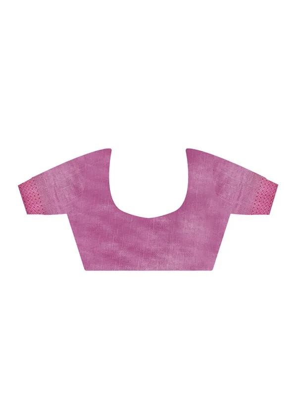 Multicolor_Premium_Linen_Saree_With_Blouse_Piece_For_Women_&_Girls