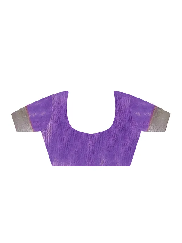 Wine_Purple_Premium_Organza_Saree_With_Blouse_Piece_For_Women_&_Girls