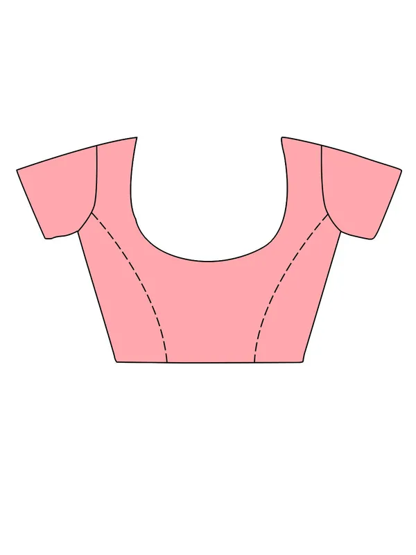 Pink_Premium_Linen_Saree_With_Blouse_Piece_For_Women_&_Girls