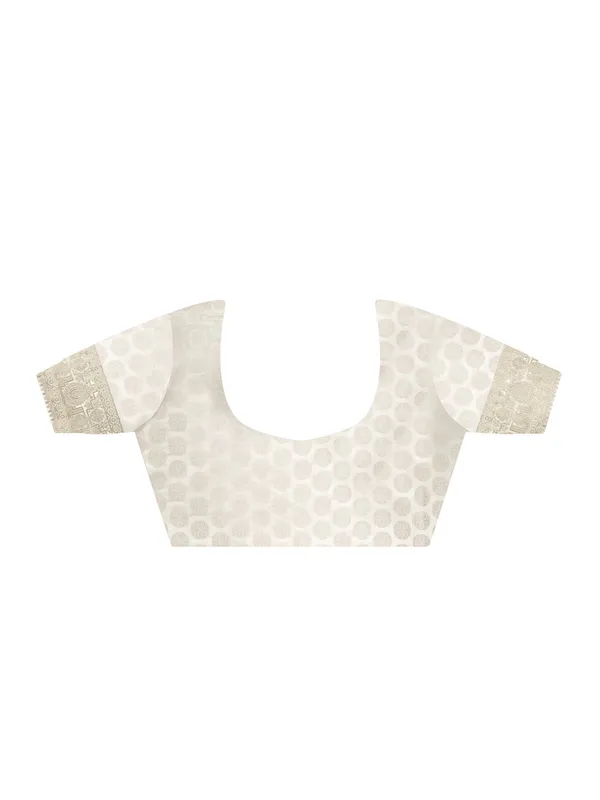 Beige_Premium_Satin_Silk_With_Blouse_Piece_For_Women_&_Girls