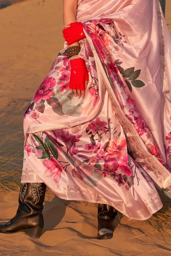 Lace_Pink_Premium_Tussar_Silk_Digital_Print_Saree_Saree_With_Blouse_Piece_For_Women_&_Girls