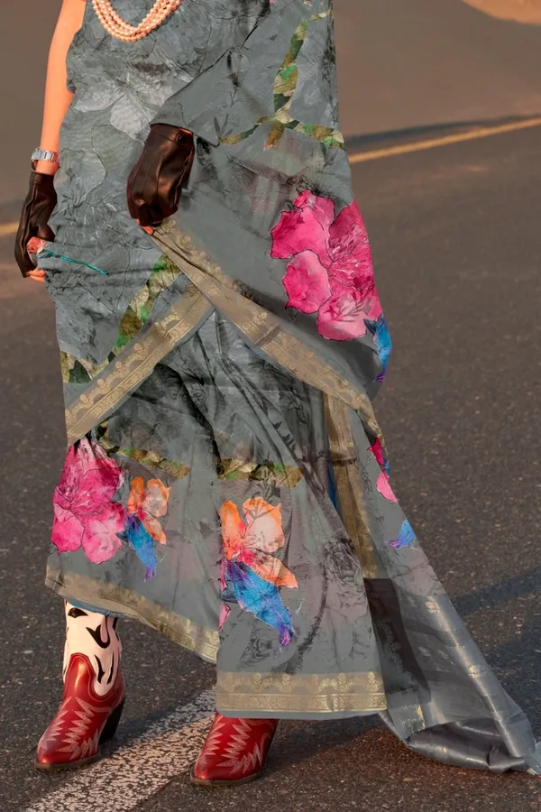 Flint_Grey_Premium_Tussar_Silk_Digital_Print_Saree_Saree_With_Blouse_Piece_For_Women_&_Girls