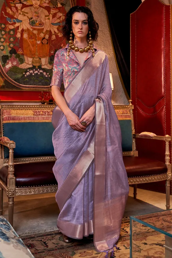 Purple_Premium_Moss_Chiffon_Saree_With_Blouse_Piece_For_Women_&_Girls