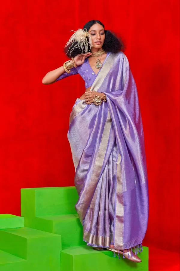 Light_Purple_Premium_Pure_Viscose_Saree_With_Blouse_Piece_For_Women_&_Girls
