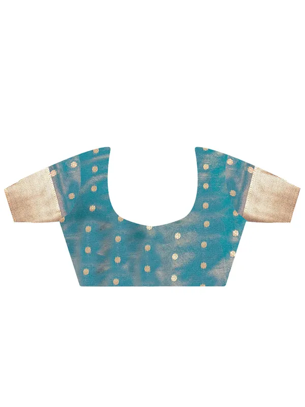 Purple_Premium_Paithani_Tissue_Silk_With_Blouse_Piece_For_Women_&_Girls